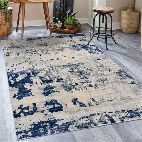 celine nights abstract blue beige area rug|Amazon.com: Area Rugs Blue And Beige.